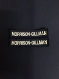 2 x Royal Navy PCS Name Badge / patch - Shirt / Smock Variant