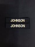 2 x Royal Navy PCS Name Badge / patch - Shirt / Smock Variant