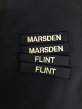 2 x Royal Navy PCS Name Badge / patch - Shirt / Smock Variant