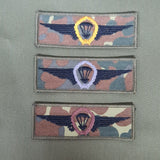 Qualifikationsflügel der deutschen Fallschirmjäger für Fallschirmspringer – alle Grade/alle Farbvarianten