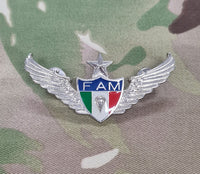 Mexican Parachutist Qualification Metal Jump Wings - Brigada de Fusileros Paracaidistas