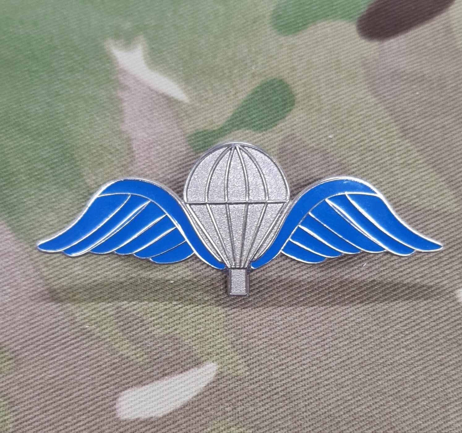 Bataillon Parachutiste, Niederländisch / Bataljon Parachutisten Belgien Fallschirmspringer-Abzeichen aus Metall mit Sprungflügeln – Basic