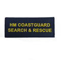 Emergency Services badge / Patch 40mm x 100mm - HM Coastguard Search & Rescue