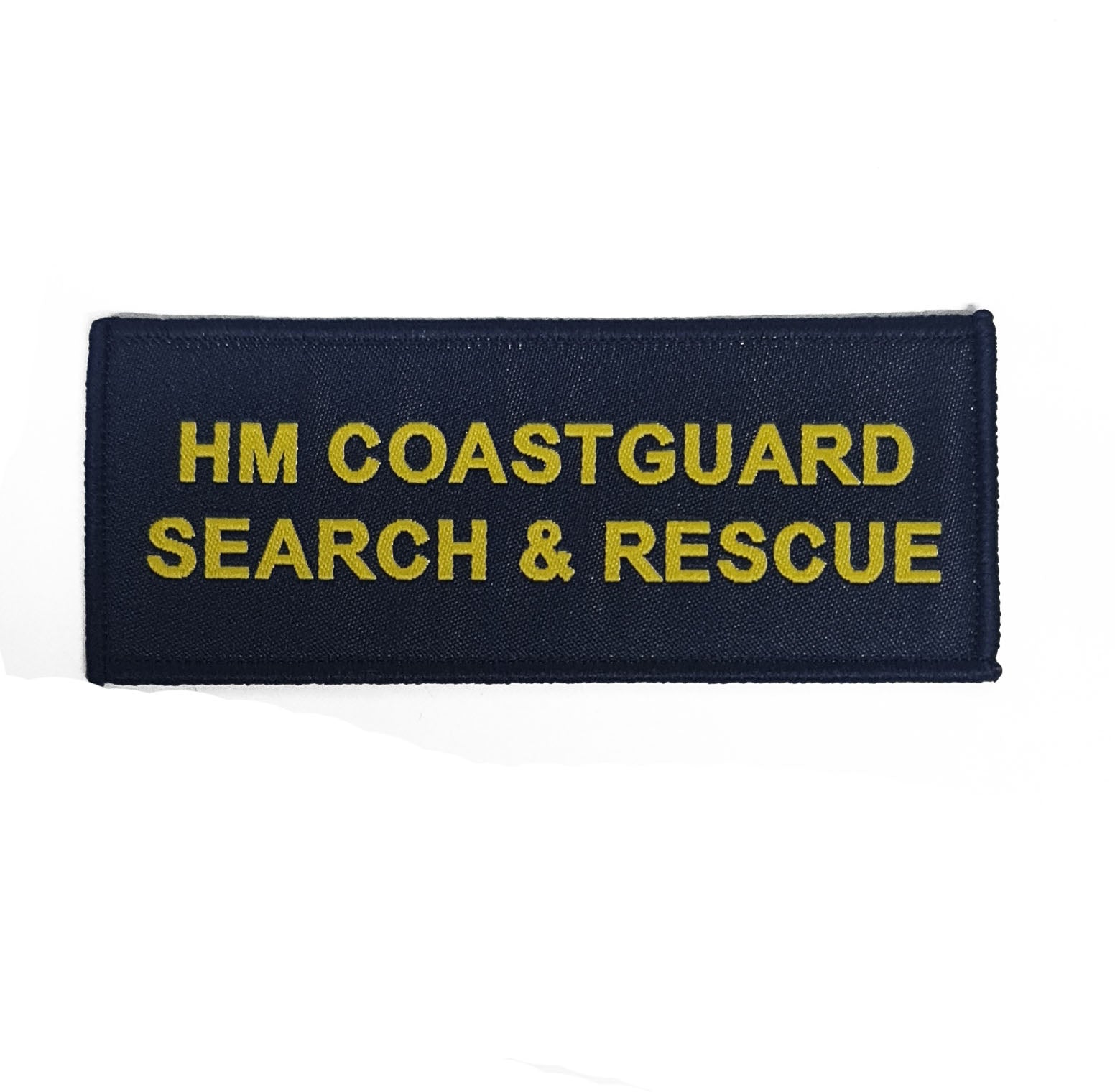 Emergency Services badge / Patch 40mm x 100mm - HM Coastguard Search & Rescue