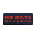 Rettungsdienst-Abzeichen/Aufnäher 40 mm x 100 mm – Feuerwehr Suche &amp; Rettung