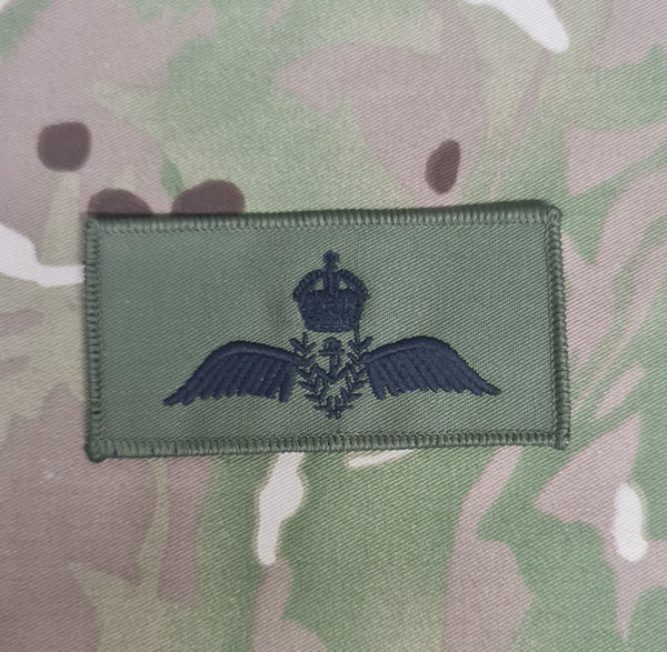 RN FAA – Royal Navy Fleet Air Arm – Pilot Wings Qualification Wings Cloth – gedämpft (CIIIR)