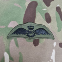 RAF Royal Air Force – Pilot Wings Qualification Wings Stoff – gedämpft (EIIR) (geformt)