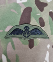 RAF Royal Air Force – Pilot Wings Qualification Wings Stoff – gedämpft (CIIIR) (geformt)