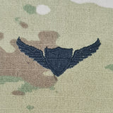 Mexican - US (OCP, Regulation Size) Ripstop multicam fabric embroidered Parachutist wing jump patch / badge