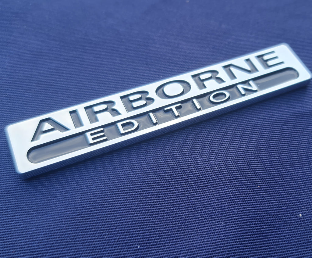Airborne Special Edition - Chrom ABS 3D Auto / Auto / LKW / Aufkleber / Logo