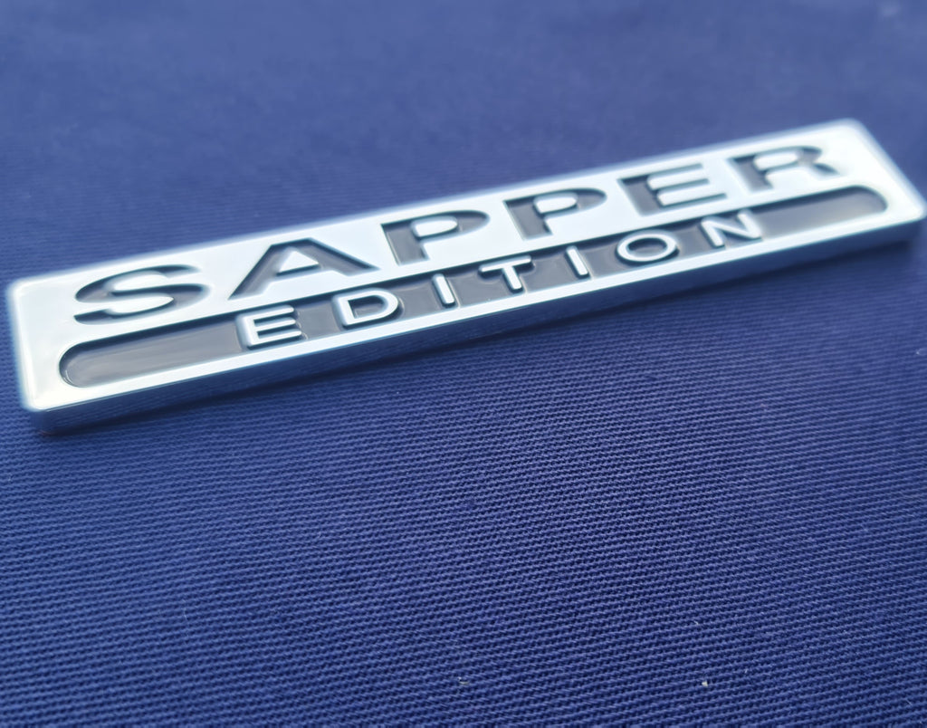 Sapper Special Edition - Chrome ABS 3D automobile / car / Truck / Decal / logo