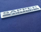 Sapper Special Edition - Chrome ABS 3D automobile / car / Truck / Decal / logo