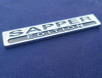 Sapper Special Edition - Chrome ABS 3D automobile / car / Truck / Decal / logo