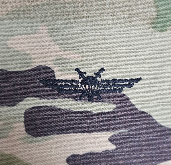 Bulgaria - USA (OCP, Regulation Size) Ripstop multicam fabric embroidered Parachutist wing jump patch / badge