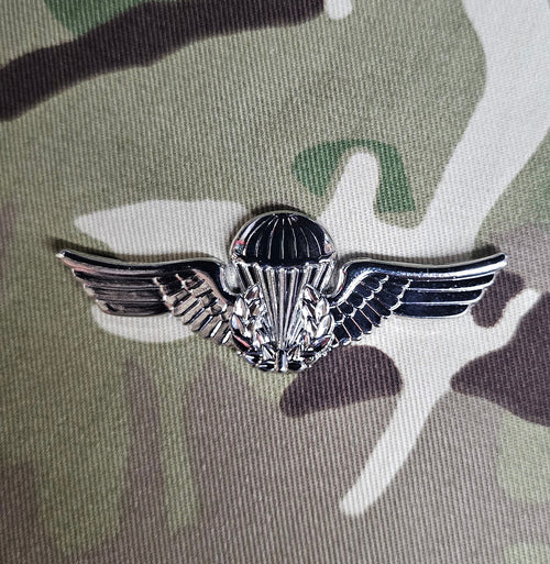 Brasilianischer / brasilianischer Fallschirmjäger / Fallschirmspringer-Flügel aus Metall – (volle Größe)