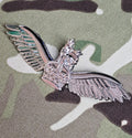 AAC / Army Air Corps Pilotenflügel aus Metall (Kings Crown / CR3) – (volle Größe)