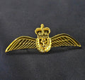FAA / Fleet Air Arm / Royal Navy Pilotenflügel aus Metall (Queens Crown / EIIR) – (volle Größe)