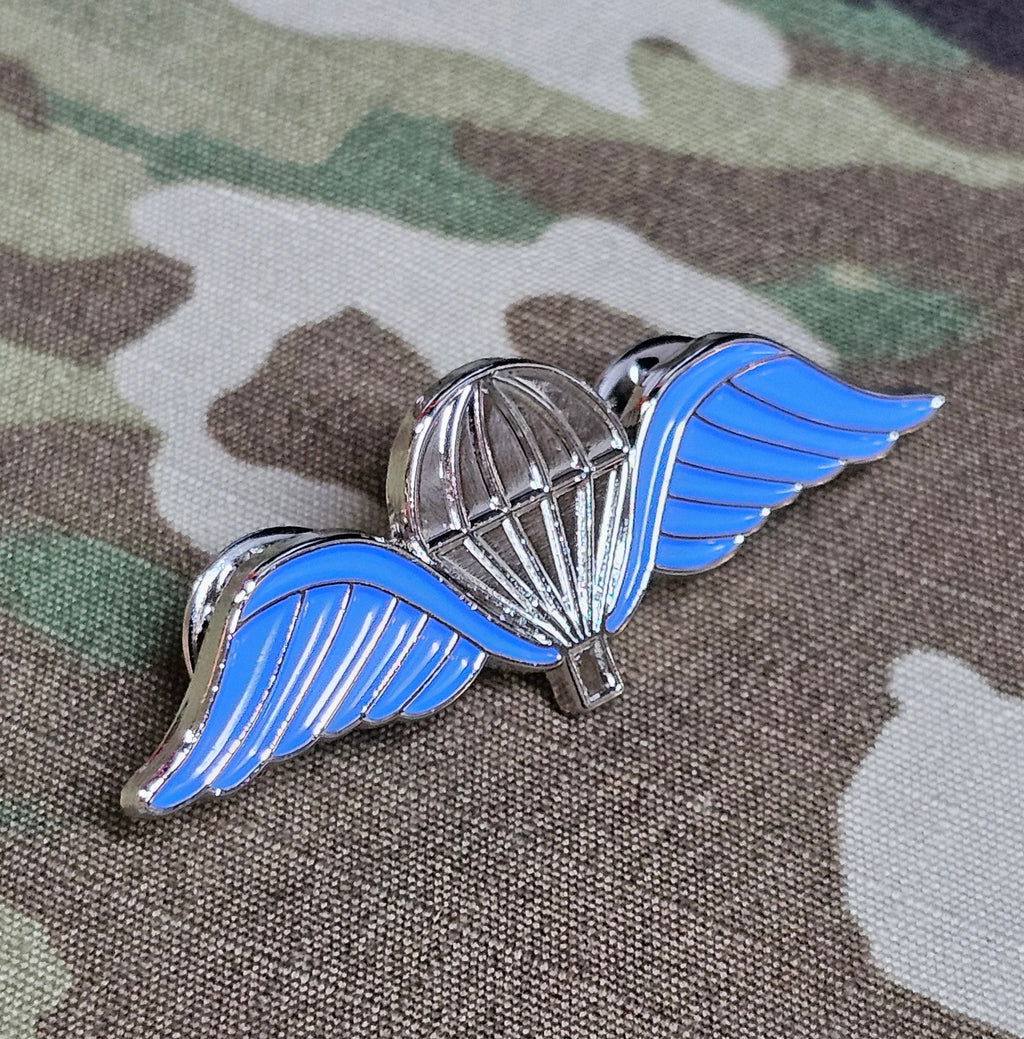 Miniatur-Bataillon Parachutiste, Niederländisch / Bataljon Parachutisten Belgien Fallschirmspringer-Metall-Sprungflügelabzeichen - Standard (Mess Dress)