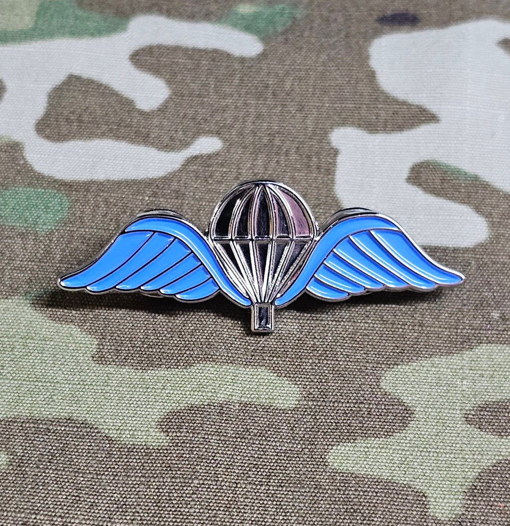 Miniatur-Bataillon Parachutiste, Niederländisch / Bataljon Parachutisten Belgien Fallschirmspringer-Metall-Sprungflügelabzeichen - Standard (Mess Dress)