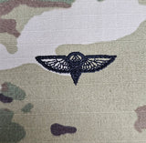 Nepal / Nepalese - USA (OCP, Regulation Size) Ripstop multicam fabric embroidered Parachutist wing jump patch / badge