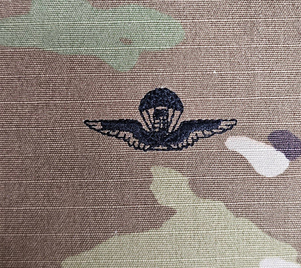 Hungary / Hungarian - USA (OCP, Regulation Size) Ripstop multicam fabric embroidered Parachutist wing jump patch / badge