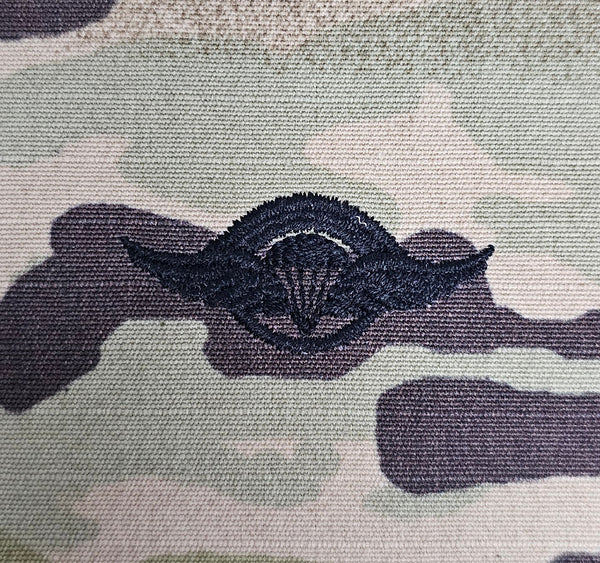 Bolivia / Bolivian - USA (OCP, Regulation Size) Ripstop multicam fabric embroidered Parachutist wing jump patch / badge