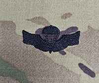 Chile / Chilean - USA (OCP, Regulation Size) Ripstop multicam fabric embroidered Parachutist wing jump patch / badge