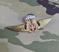 Portugiesisch / Portugal (Zivil / Reservist) - Fallschirmspringer-Qualifikationsabzeichen aus Metall