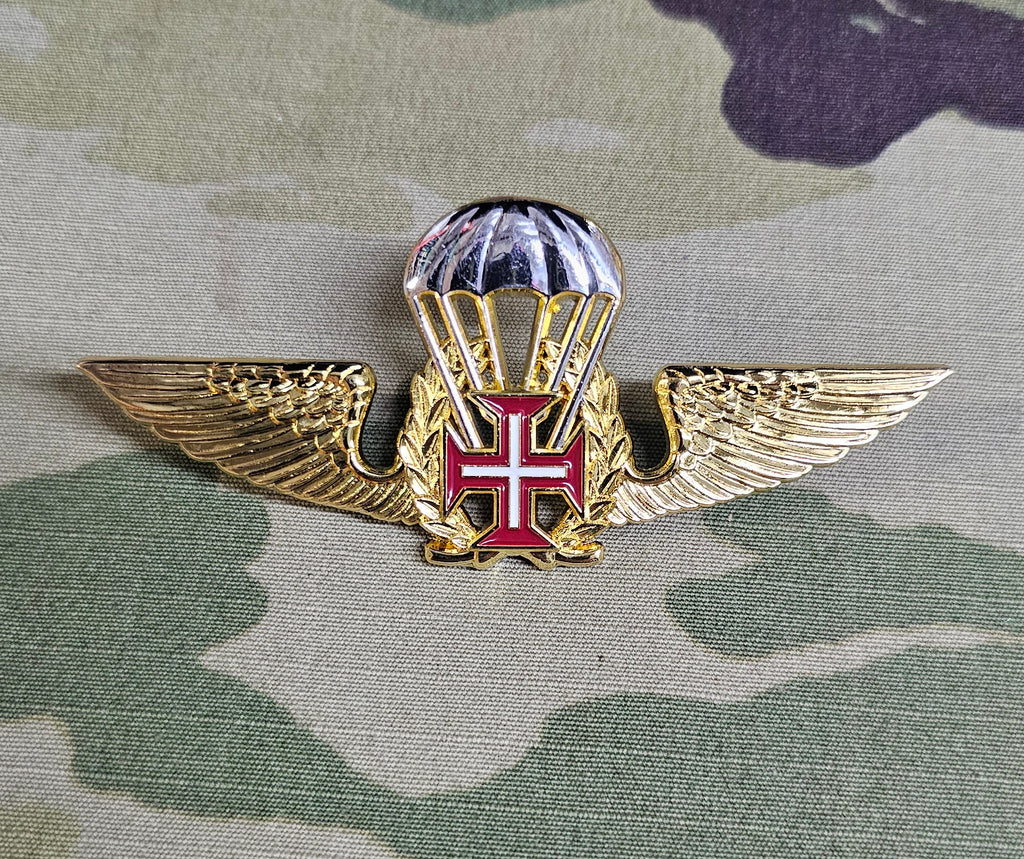 Portugiesisch / Portugal (Zivil / Reservist) - Fallschirmspringer-Qualifikationsabzeichen aus Metall