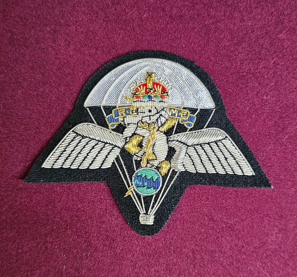 Handgesticktes Blazer-Abzeichen des Airborne Royal Electrical and Mechanical Engineer (REME) aus Drahtbarren (CR3)