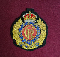The Corps of Royal Engineers (CRE/ RE) (Sapper) Hand Embroidered Wire Bullion Blazer Badge (CR3)