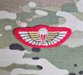 Mess Dress des Special Boat Service (SBS) Handbestickte Flügel aus Bulliondraht