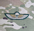 Special Boat Service (SBS) Lovat-Kleid, handbestickte Flügel aus Bulliondraht
