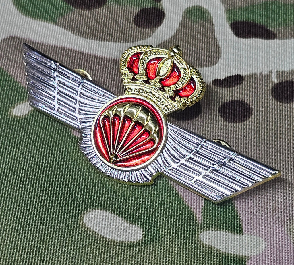 Spain / Spanish Parachutist / paracaidista Jump Wings Metal - Basic