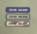 RAF Pilot / Aircrew Style Name Tag Chest Identification Badge (Choose your Colour) (Qty x 2)