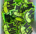 Busier than a cucumber - Shoe charm - clog / water shoe - novelty charm / gem / logo