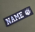 K9 / Dog - Badge / Patch- Embroidered Name Tag Chest Identification Badge (Choose your Colour)