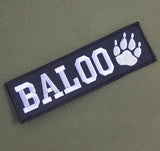 K9 / Dog - Badge / Patch- Embroidered Name Tag Chest Identification Badge (Choose your Colour)