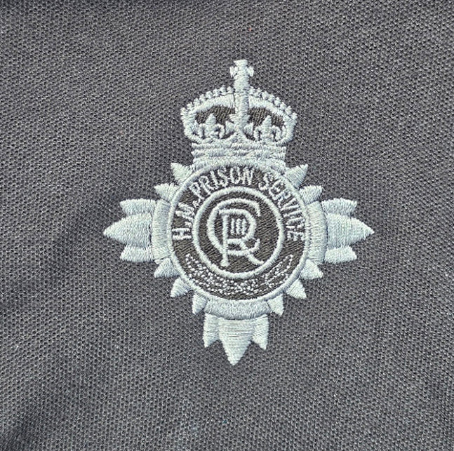 HM Prison Service / HMP - Gesticktes Design - Wählen Sie Ihr Kleidungsstück