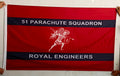 Limited Edition - 51 Parachute Squadron Royal Engineers Printed Flag- Flag - 5ft x 3ft