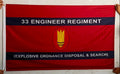 Limited Edition - 33 EOD explosive ordnance & search Regiment - Flag - 5ft x 3ft
