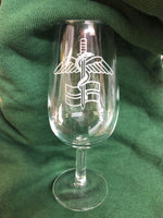 Engraved Contemporary Port Glass 7.5 uk oz - Free Engraving / Your Design