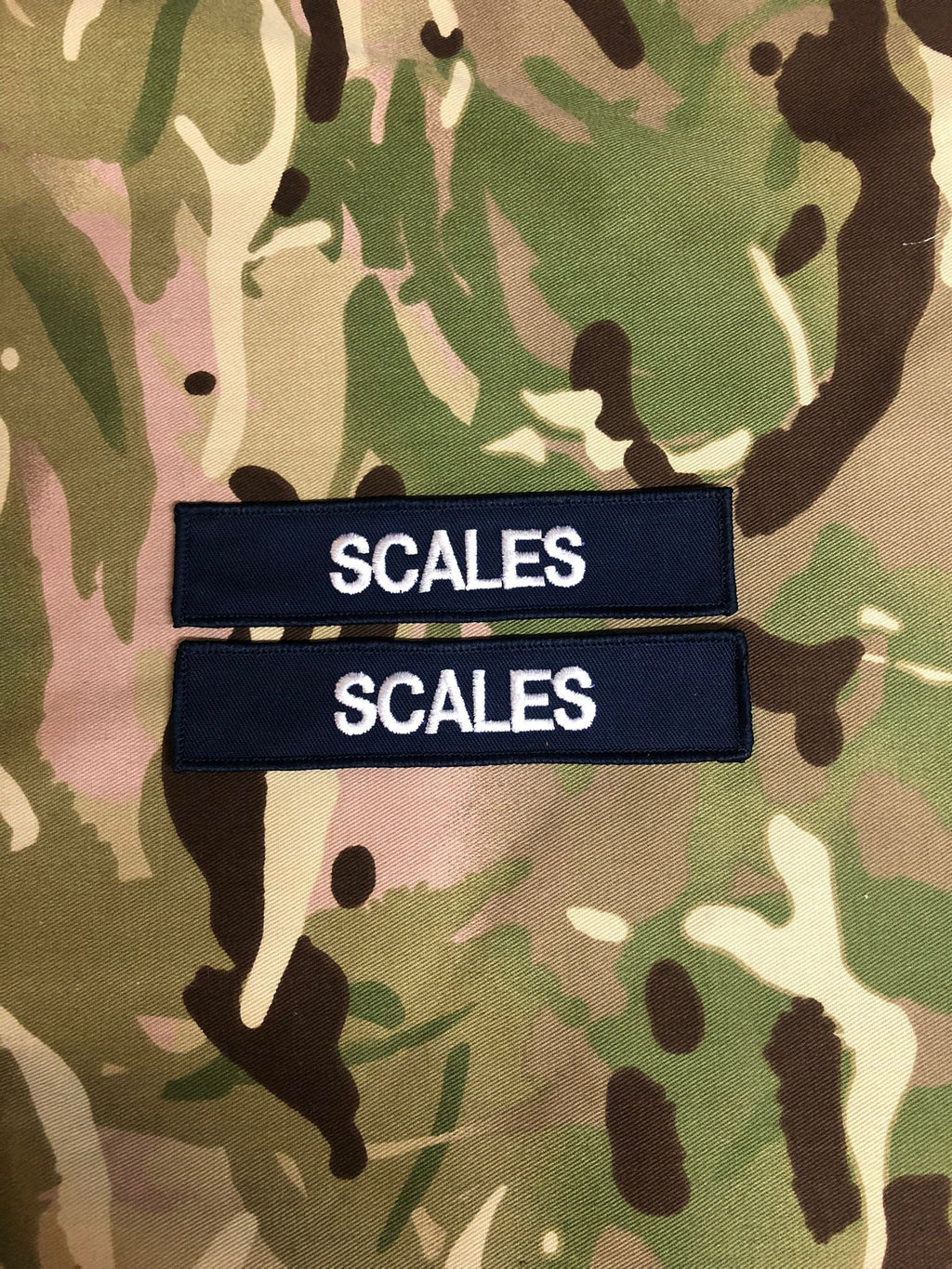 x2 Name Badge / Name Tape  120mm x 25mm (Choose Colour) (PCS Style)