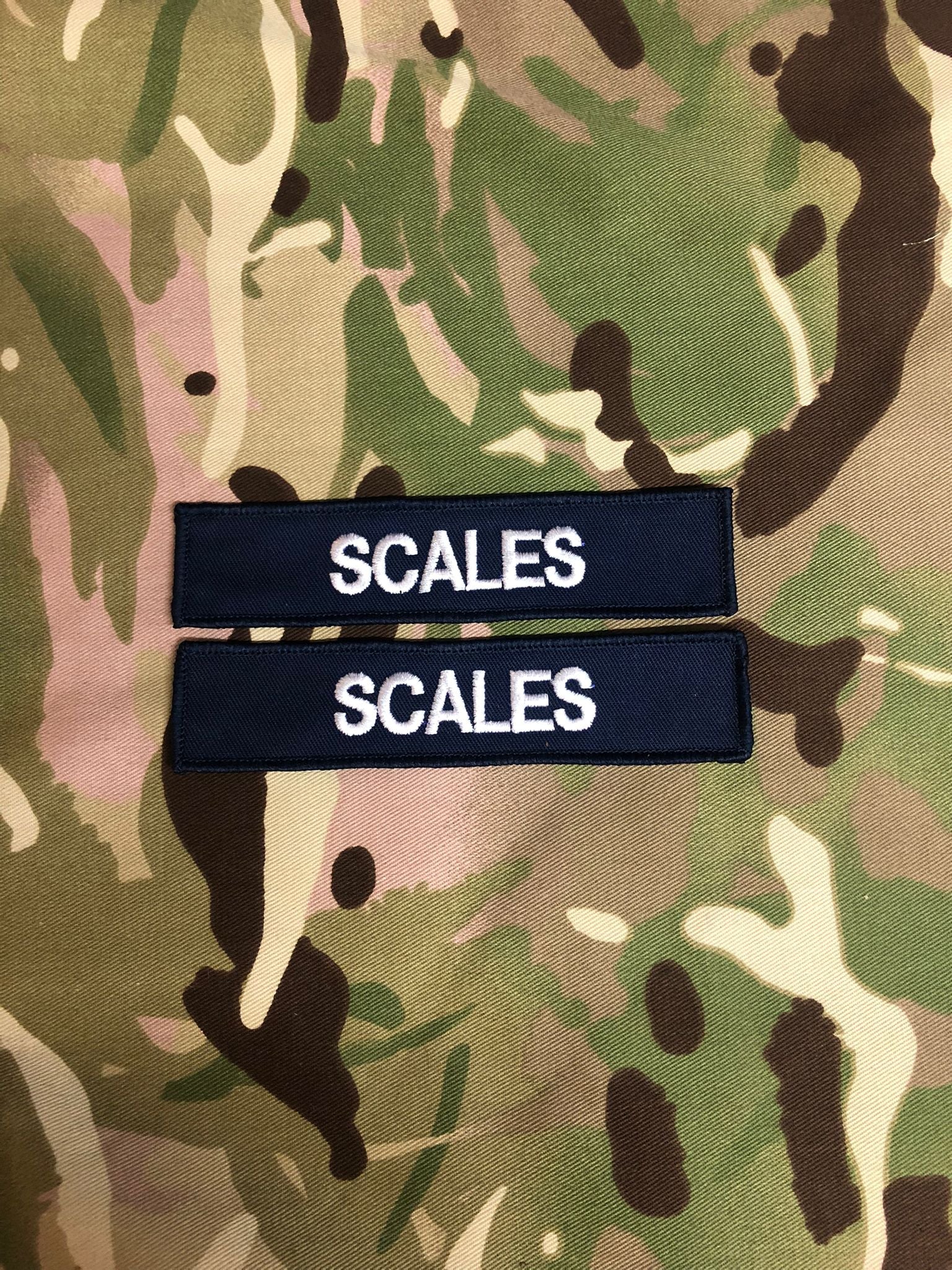 x2 Name Badge / Name Tape  120mm x 25mm (Choose Colour) (PCS Style)