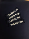 x2 Name Badge / Name Tape  120mm x 25mm (Choose Colour) (PCS Style)