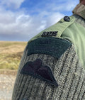 Britische Royal Gurkha Rifles ((Gewehre / RGR Schwarz auf Gewehrgrün-Variante) Fallschirmspringer-Qualifikationsflügel (Sprung)