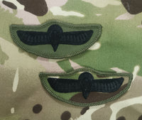UKSF MSU - Medical Support Unit - Parachutist qualification Wings (Subdued)