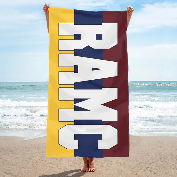 Royal Army Medical Corps / RAMC - Towel Fully Printed beach 70cm x 140cm (Retro Style)