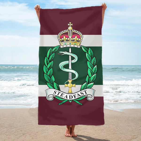 Royal Army Medical Services / RAMS v2- Towel Fully Printed beach 70cm x 140cm (Retro Design)