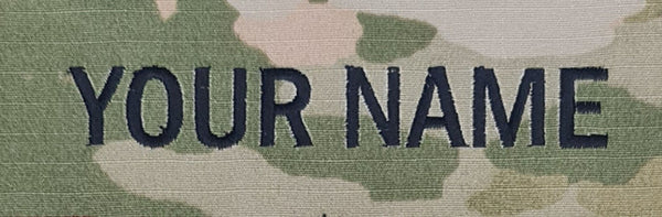 Custom Name Tape / Tag - US Army - US / USA - US OCP Ripstop multicam fabric embroidered patch / badge